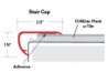 Coretec Matching Vinyl Staircap 94.49" x 2.07" - coretecstrcap - 2